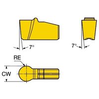 サンドビック Qカット チップ 【C】 N151.2-A219-50-4P 1005 1セット(10PC)（直送品）