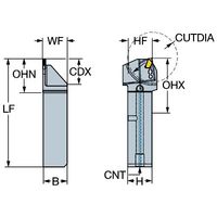 サンドビック コロカットQD シャンクバイト 【F】 QS-QD-RFH33C2020D 1PC（直送品）