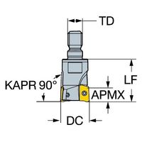 サンドビック コロミル390 カッター 【F】 R390-20T10-11L 1PC（直送品）