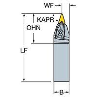 サンドビック TーMaxP シャンクバイト 【F】 DVVNN 3232P 16 1PC（直送品）
