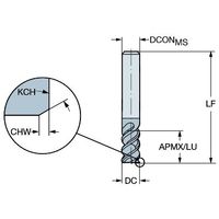 サンドビック コロミルプルーラ 【F】 R216.34-12050-BC26P 1620 1PC（直送品）