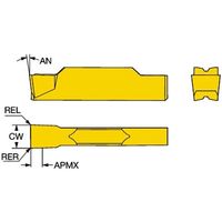 サンドビック コロカット1ー2 チップ 【C】 N123K1-0600-0004-TF 4325 1セット(10PC)（直送品）