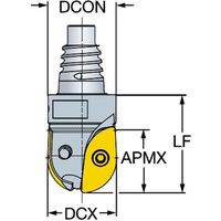 サンドビック コロミル216 ボールエンドミル 【F】 R216-20EH20 1PC（直送品）