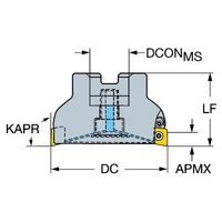 サンドビック コロミル590 カッター 【F】 R590-200Q60A-11M 1PC（直送品）