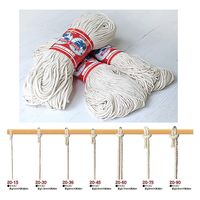 日本紐釦貿易 綿コード マクラメ紐 径3.5mm 90m巻 20-90-90M 1セット(90m×3巻)
