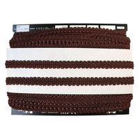 (株) 一 井 商 店 一井商店 アンティーク調ブレード 茶 幅15mm 30m巻 BR2500-48 1セット(30m×1巻)（直送品）