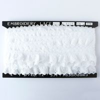 一井商店 綿レースフリル フラワー 幅30mm 10m巻 オフホワイト CF5053-00 1セット(長さ10m×2巻)（直送品）