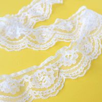 (株) 一 井 商 店 一井商店 ラッセルタックレース 幅3.8cm 10m巻 ホワイト RF2020-0 1セット(長さ10m×2巻セ（直送品）