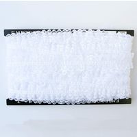 植村 一井商店 ラッセルタックレース 両山 幅2.5cm 20m巻 オフホワイト RF2026-00 RF2035-0（直送品）