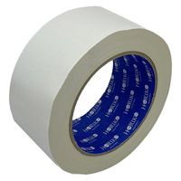 【ガムテープ】 布カラーテープ 幅48mm×長さ25m 白 NT-007WH 1セット（5巻入）