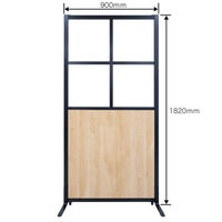 トーカイスクリーン ブラックフレームパーティション アクリル×全面タイプ LDAM-1809 Nr 1枚