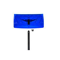 グリーンパル クリスタ-ラッセル スノーV 着脱式550型/ブルー【除雪用品】 4976131910845 1セット(1個×12)