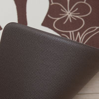 センコー ミッフィー ラインアート PVCロングマット約45×120cm ブラウン DBB230103 1枚（直送品）