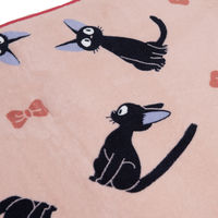 センコー 魔女の宅急便 ジジパターン インテリアマット 約50×80cm ピンク MZI221106 1枚（直送品）