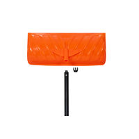 グリーンパル エンボス加工 ハンドラッセル着脱式/650オレンジ【除雪用品】 4976131910821 1セット(1個×3)