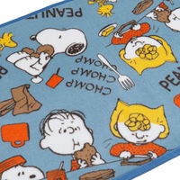 センコー スヌーピー エンジョイミール インテリアマット 約45×90cm　ブルー SNI221107 1枚（直送品）