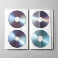 無印良品 ポリプロピレンCD・DVDホルダー 2段 40枚収納（80ポケット） 良品計画