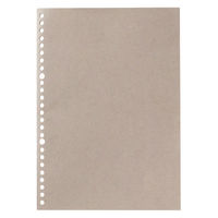 無印良品 ノート型はがせるルーズリーフ B5・5mm方眼 26穴 50枚 グレー 1セット（14冊） 良品計画