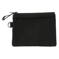 無印良品 ポリエステルダブルファスナーケース S 黒 約10×13.5cm 1セット（2個） 良品計画