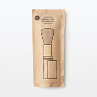 無印良品 ポリエステル携帯用フェイスブラシ 全長約105mm（繰り出し式） 良品計画