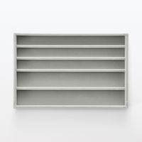 無印良品 重なるベロアケースネックレス用 アクリルケース用 約幅23.5×奥行15.5×高さ2.5cm 良品計画