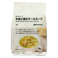 無印良品 食べるスープ 牛肉と葱のテールスープ 10袋（40食：4食分×10袋） 良品計画