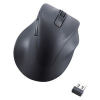 ワイヤレスマウス 静音 無線 2.4GHz 5ボタン XLサイズ ブラック M-XGXL30DBSKBK エレコム 1個（直送品）