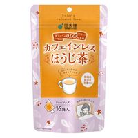 国太楼 カフェインレスほうじ茶 ティーバッグ 1セット（96バッグ：16バッグ入×6袋）