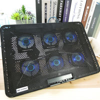 ノートPCスタンド 冷却ファン搭載 PCクーラー NS-T03A0101-BK 1個 Newseed