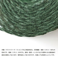 日本紐釦貿易 日本紐釦 カラーリネン紐 約φ1mm×100m巻 グリーン AN165-3 1セット(径1mm×長さ10（直送品）