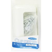 ミツヤ クリップキーパー ゼムクリップ付き 白 CK-300-WH 1セット(5個)