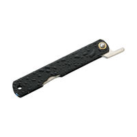 ビッグマン 一刀流肥後ナイフ 雫ステン割込大 ブラック 4962308185215 1個（直送品）