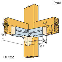 八幡ねじ リジットタイ RTC2Z 1個（直送品）