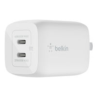 USB充電器 65W Type-C 2ポート 急速充電 小型 軽量 ホワイト ACアダプター AC充電器 1個 Belkin