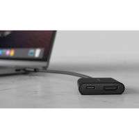 USB Type-C映像変換アダプター USB-C[オス] - HDMI[メス]＋ USB-C[メス] 60W 4K対応 Belkin ベルキン 1個