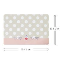 オカトー ムーミン 拭けるランチョンマット リトルミイ●セット:5個組 1セット(5個セット)（直送品）