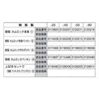 工進 80mmカムロックパッキン PA-240 1個（直送品）