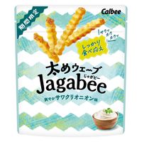 太めウェーブJagabee（じゃがビー） 爽やかサワクリオニオン味 35g 12袋 カルビー スナック菓子 おつまみ