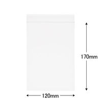 アスクルオリジナル　チャック袋（チャック付き袋）　0.04mm厚　A6　120mm×170mm　1袋（100枚入）  オリジナル（わけあり品）