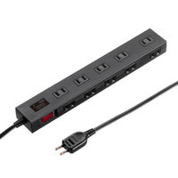 サンワサプライ 雷ガードタップ(10個口・5m・ブラック) TAP-SP2110N-5BK 1個