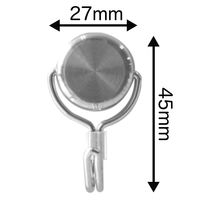 サンケーキコム 超強力ステンレスマグネットフック 3kgタイプ PMS2ーP03 1セット(5パック)