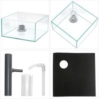 リーフ クロミス空見　ＯＦセット　クロミス空見＋キャビネット＋ろ過槽　３０ｃｍ水槽　ロータイプ 226826（直送品）