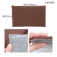 リーフ ペットキャリー用　クッションマット　Ｓ　ブラウン 253467 1個（直送品）