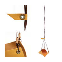 リーフ 本革 ハンギングレザー エアリウム ライトブラウン 256511 1個（直送品）