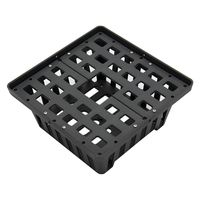 リーフ コウモリランバスケット ブラック LLサイズ 257505 1個（直送品）