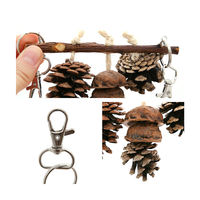 リーフ 小鳥の松ぼっくりとくるみのナチュラルトイ 261917 1個（直送品）