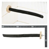 リーフ 小鳥の爪とぎ用 備長炭とまり木 ロング 長さ20~30cm 262234 1個（直送品）