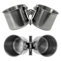 fuu 鳥のエサ入れ 2カップクリップ M 264824 1個（直送品）