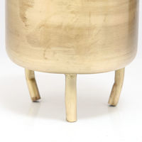 (株)リーフ Leaf Corp 鉢カバー ドブラオールドゴールドポット14 269586 1個（直送品）