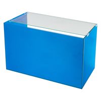 アクロ バックスクリーン貼付済　ブルー三面タイプ　オールガラス６０ｃｍ水槽　アクロ６０Ｎ 470995 1個（直送品）